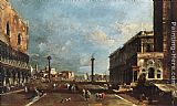 View of Piazzetta San Marco towards the San Giorgio Maggiore by Francesco Guardi